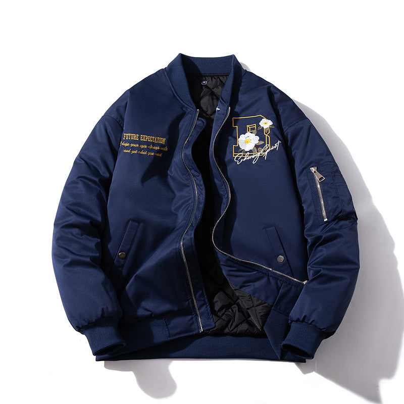 Mens Vintage Jackets Floral Embroidered Jacket