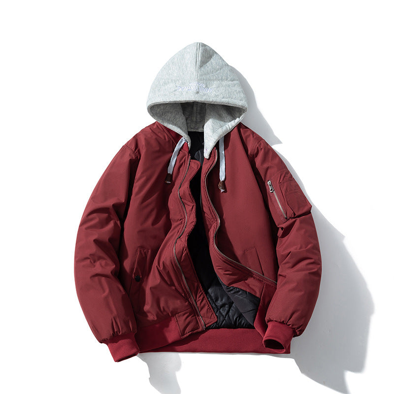 Baseball Uniform Simple Jacket Padded Pilot