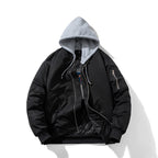 Air Force Pilot Jacket Padded Hooded
