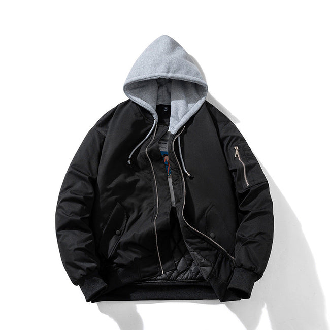 Air Force Pilot Jacket Padded Hooded Main Image