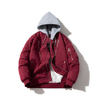 Fall/Winter Air Force Pilot Jacket Hooded Baseball