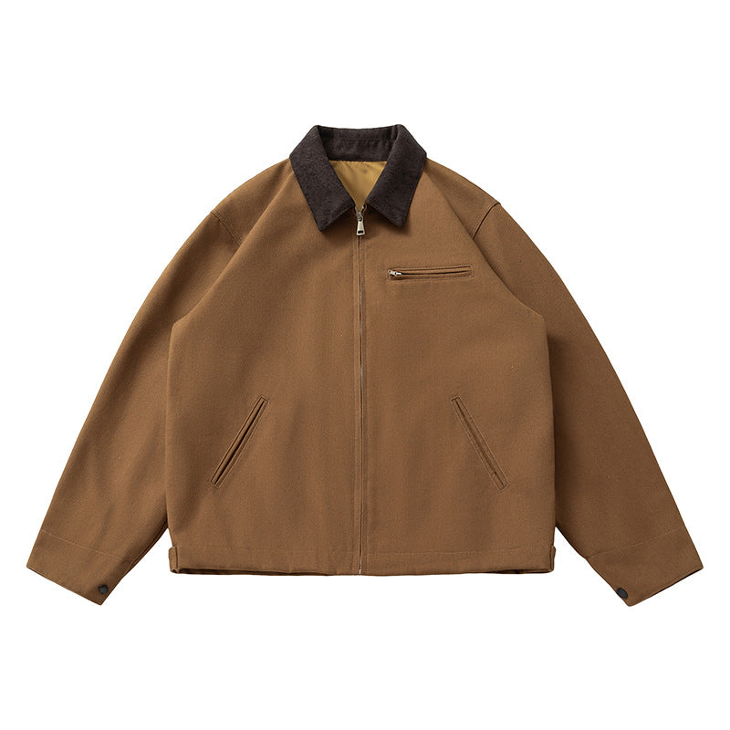 Tooling Lapel Coloring Jacket vintage
