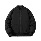 Loose Baseball Jacket Padded Flight Suit