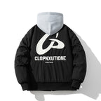 Jacket Loose Baseball Suit Flight Suit Hooded