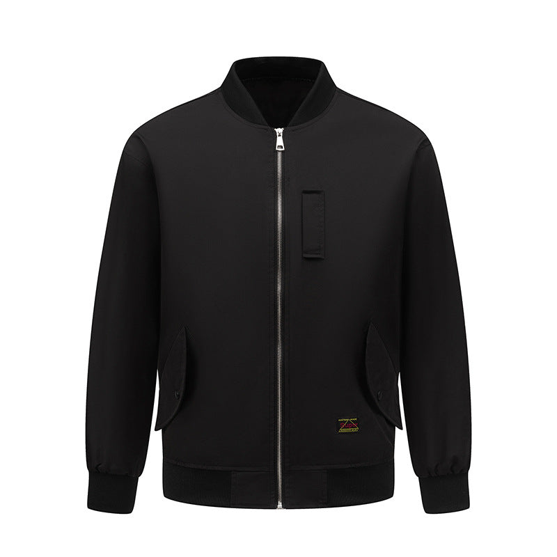 Guochao Splicing Baseball Suit