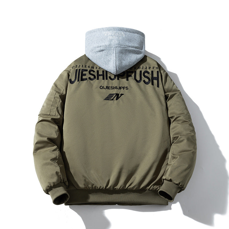 Jacket Autumn/Winter Embroidery Flying Suit