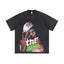 2025 cross-border summer American retro classic portrait BIGFACE spray printed short sleeved pure cotton men's T-shirt (17)