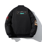 Mens Vintage Jackets Couple Oversize Flight Suit