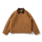 Lapel Jacket Padded Color Matching Cotton Clothing
