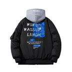Embroidered Bomber Jacket Padded Baseball