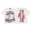 Mixed Emotion White Tee – Gothic Emotion Portrait Print