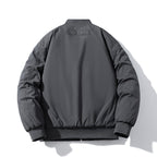 Loose Trend Baseball Suit Zip Padded Flight Suit