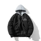 Jersey cotton jacket couple hooded