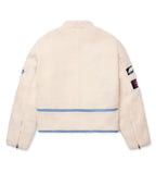 Sp5der Sherpa Hunter Moto Jacket White