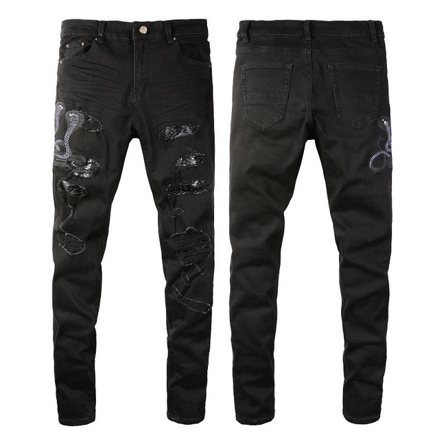 Men Trendy Jeans Pure cotton high quality Hover Image
