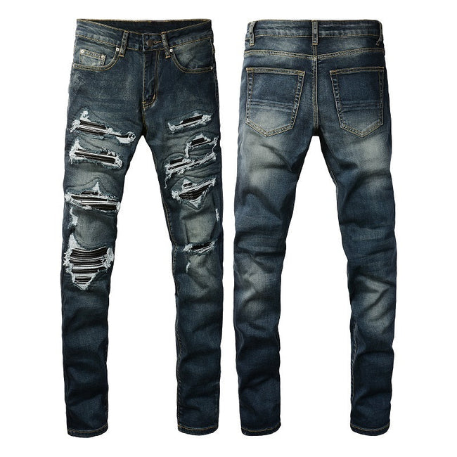 Men Trendy Jeans Pure cotton high quality Hover Image
