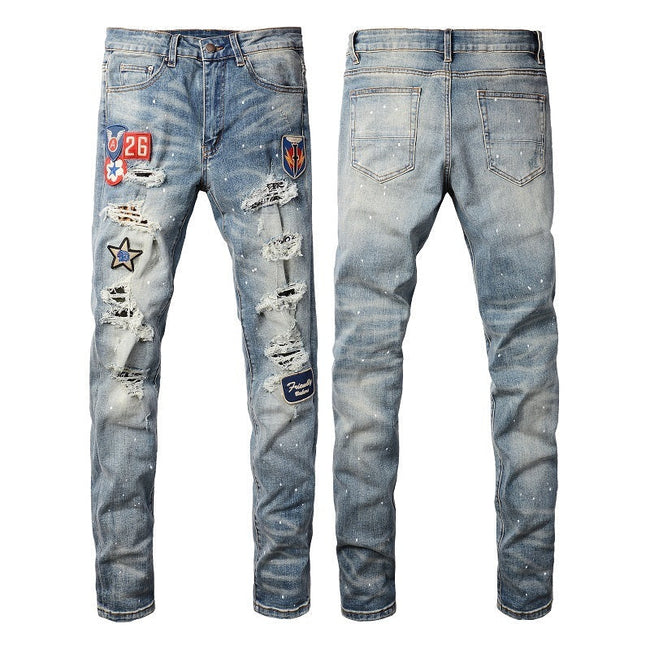 Men Trendy Jeans Pure cotton high quality Hover Image