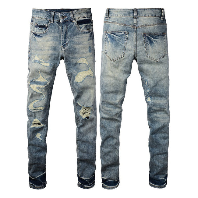 Men Trendy Jeans Pure cotton high quality Hover Image