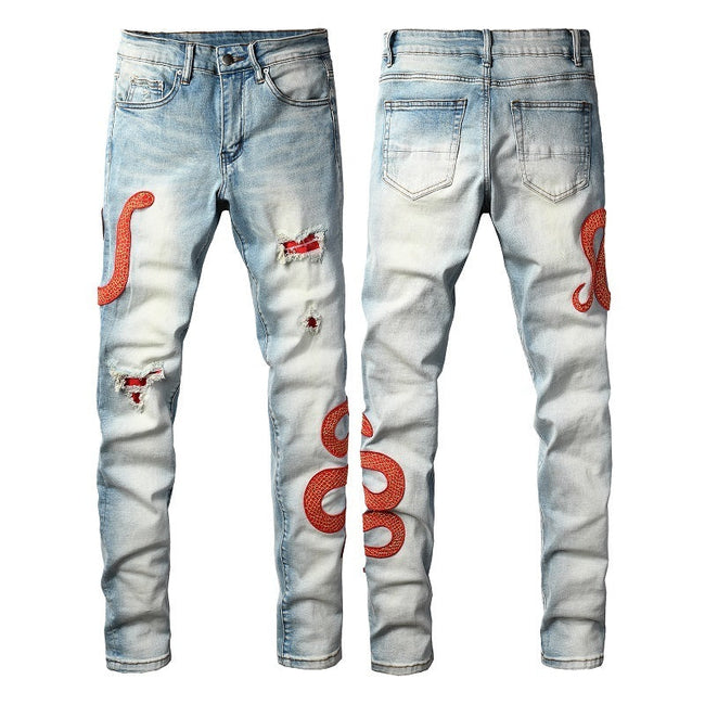 Men Trendy Jeans Pure cotton high quality Hover Image