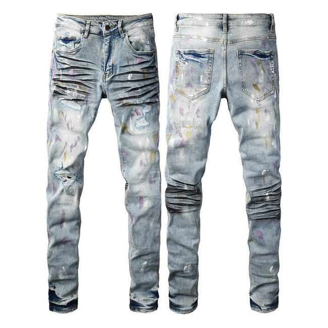 Men Trendy Jeans Pure cotton high quality Hover Image
